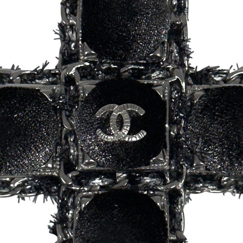 CHANEL CC 十字架 胸針-1
