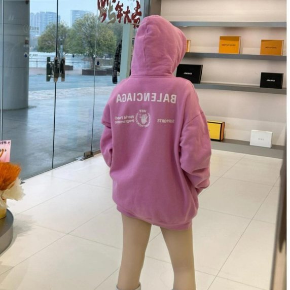 💎Han's house精品服飾💎Balenciaga 巴黎世家 雙面 LOGO 帽T 寬版 男女共穿 葡萄牙製 現貨 XS 原價36900-0