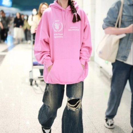 💎Han's house精品服飾💎Balenciaga 巴黎世家 雙面 LOGO 帽T 寬版 男女共穿 葡萄牙製 現貨 XS 原價36900-2