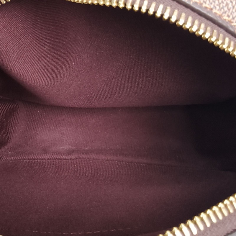 LOUIS VUITTON VALISETTE手提箱BB棕色棋盤格PVC晶片-4