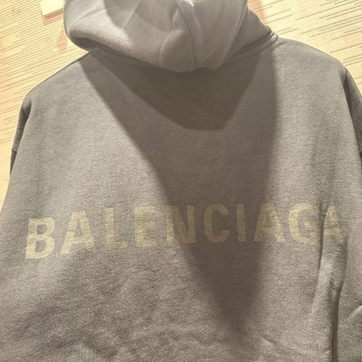 💎Han's house精品服飾💎Balenciaga 巴黎世家 LOGO 連帽 衛衣 寬版 男女共穿 現貨 XS 原價33000-2