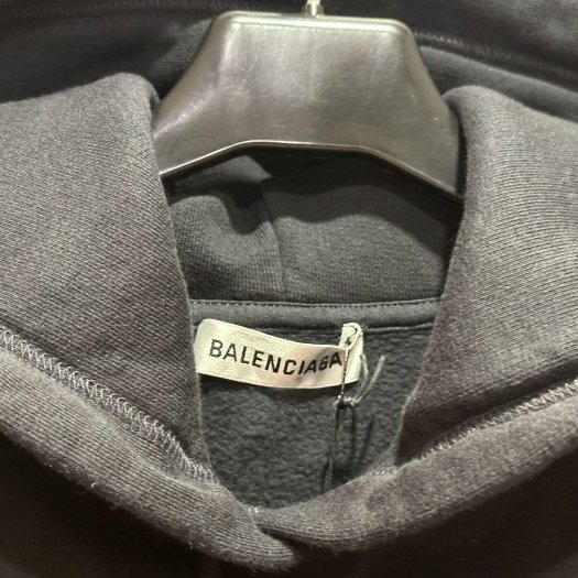 💎Han's house精品服飾💎Balenciaga 巴黎世家 LOGO 連帽 衛衣 寬版 男女共穿 現貨 XS 原價33000-3