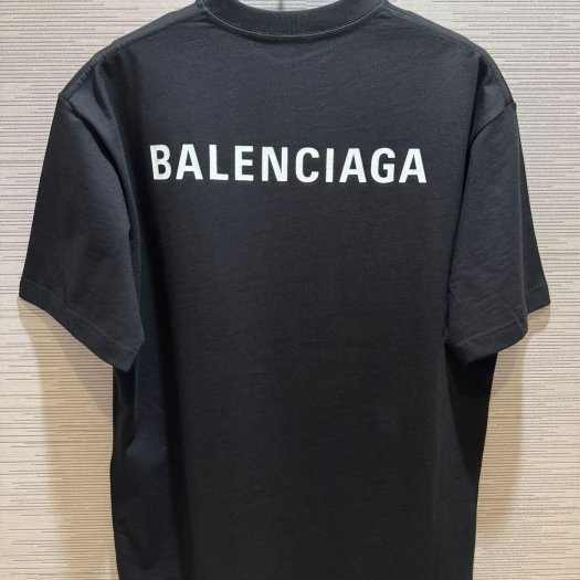 💎Han's house精品服飾💎Balenciaga 巴黎世家 雙面 短 T 寬版 黑 現貨 XXS 原價22200-0