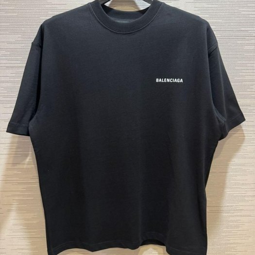 💎Han's house精品服飾💎Balenciaga 巴黎世家 雙面 短 T 寬版 黑 現貨 XXS 原價22200-1