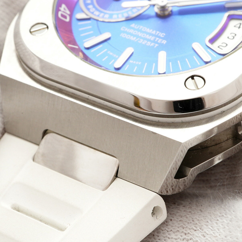 Bell & Ross BR-X5 炫彩 BRX5R-IRS-ST SRB 藍色錶盤男士腕錶-5