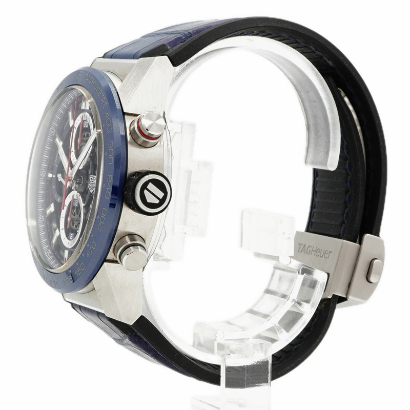 TAG Heuer 豪雅卡萊拉 CAR201T 男士鏤空錶盤腕錶-1