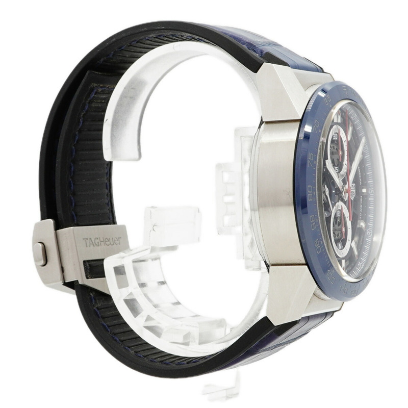 TAG Heuer 豪雅卡萊拉 CAR201T 男士鏤空錶盤腕錶-2