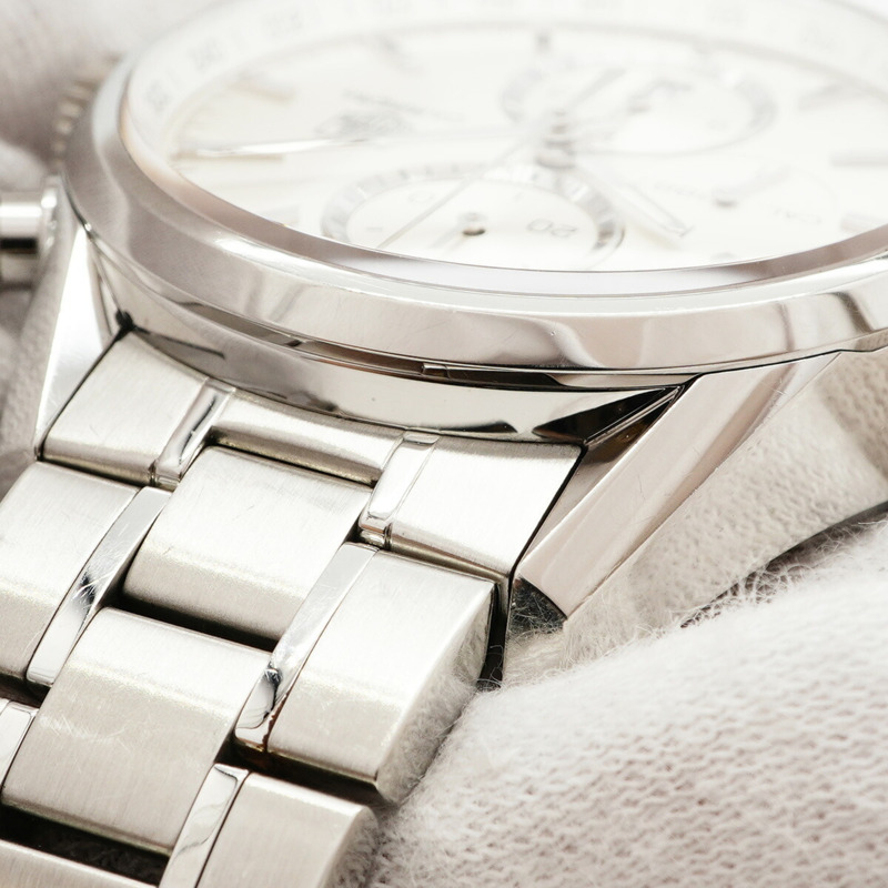 TAG Heuer 豪雅卡萊拉系列 CAR2111 銀色錶盤男士腕錶-6