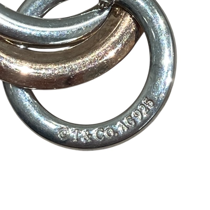 TIFFANY&CO 蒂芬妮 1837系列 三環互鎖項鍊 925純銀 RUBEDO合金-6