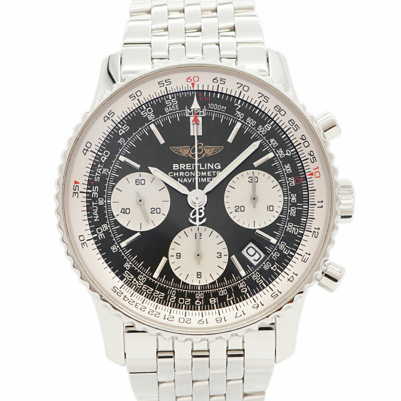 百年靈 Navitimer A2332212 A23322 黑色錶盤男士腕錶-0