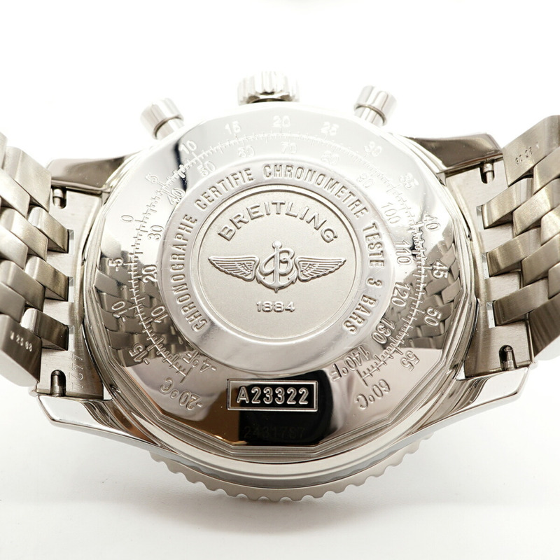 百年靈 Navitimer A2332212 A23322 黑色錶盤男士腕錶-4