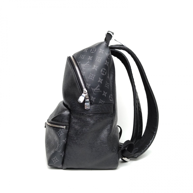 LOUIS VUITTON Discovery雙肩包小號29黑色PVC晶片-1