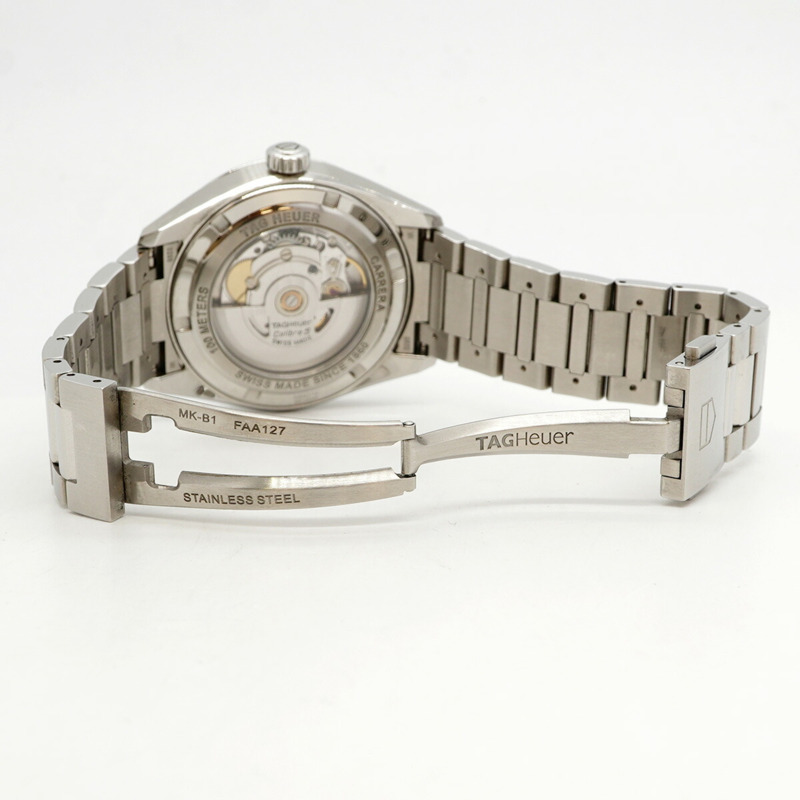 TAG Heuer 豪雅卡萊拉 WBN2112 海軍藍錶盤男士腕錶-3