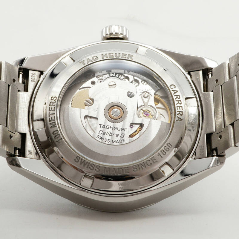 TAG Heuer 豪雅卡萊拉 WBN2112 海軍藍錶盤男士腕錶-4