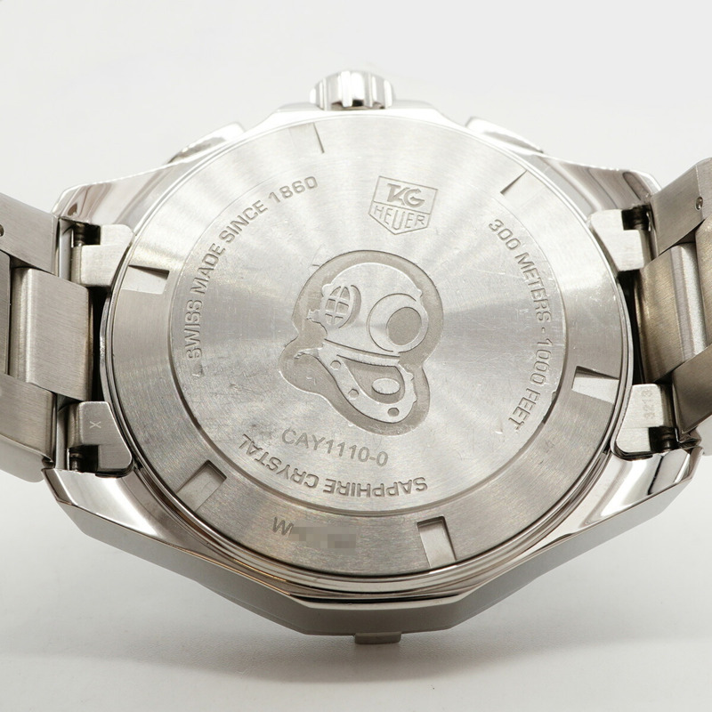TAG Heuer Aquaracer CAY1110 黑色錶盤男士手錶-4
