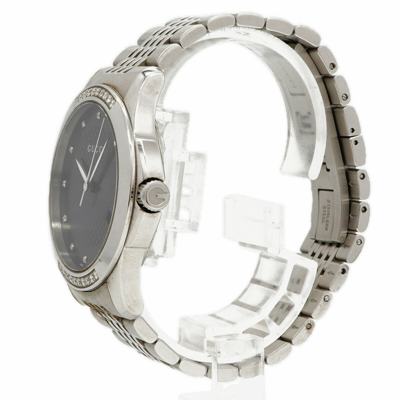 Gucci G-Timeless 126.4 黑色錶盤男士腕錶-1