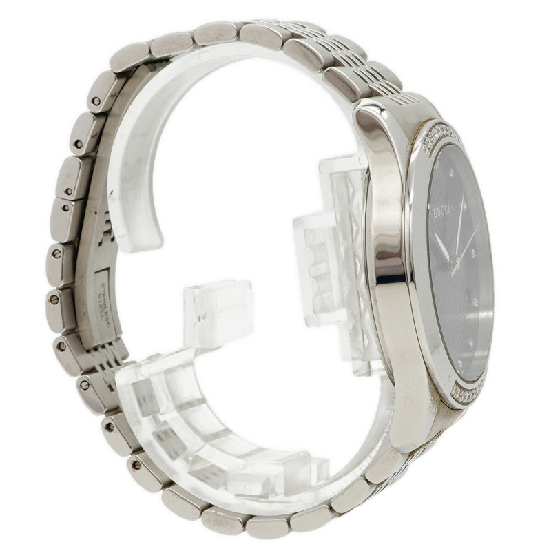 Gucci G-Timeless 126.4 黑色錶盤男士腕錶-2