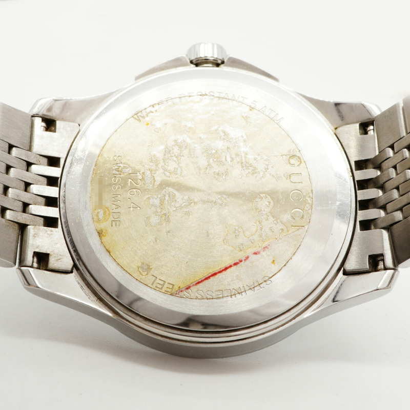 Gucci G-Timeless 126.4 黑色錶盤男士腕錶-4