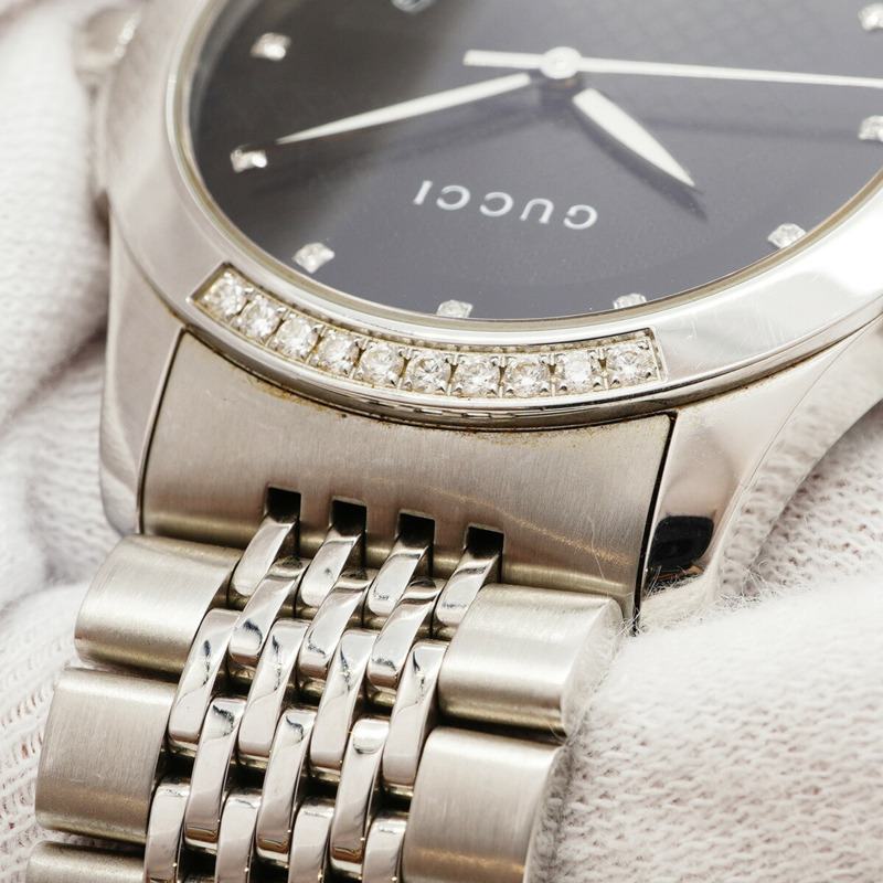 Gucci G-Timeless 126.4 黑色錶盤男士腕錶-6