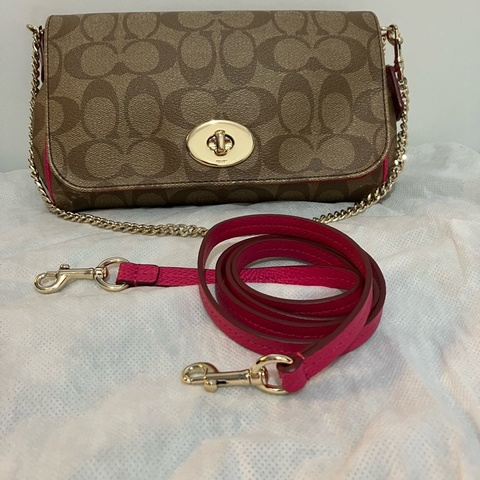COACH 翻蓋包 斜背 肩背 手提三用