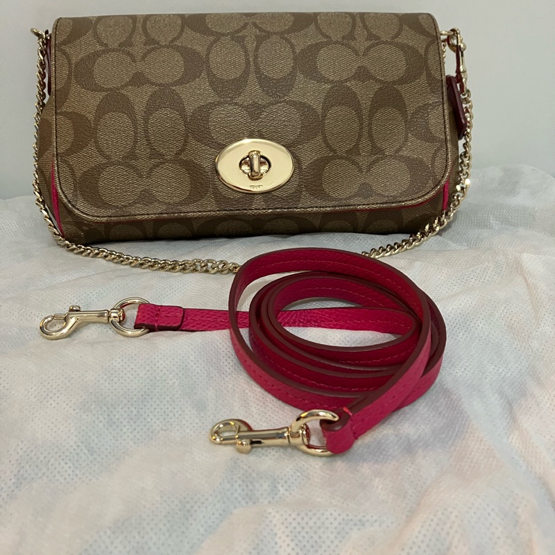 COACH 翻蓋包 斜背 肩背 手提三用-5