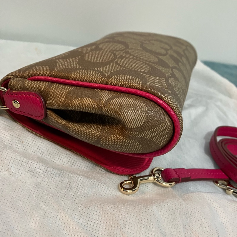 COACH 翻蓋包 斜背 肩背 手提三用-8