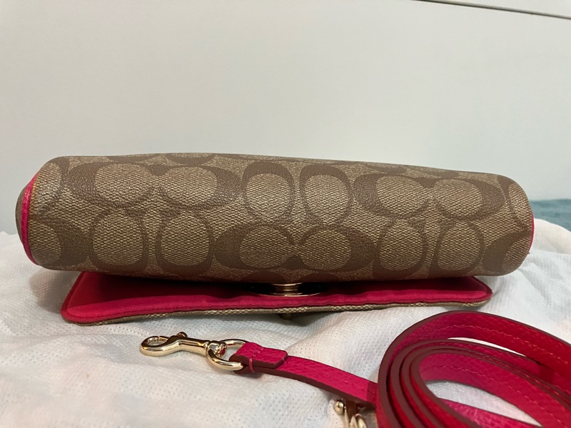 COACH 翻蓋包 斜背 肩背 手提三用-10