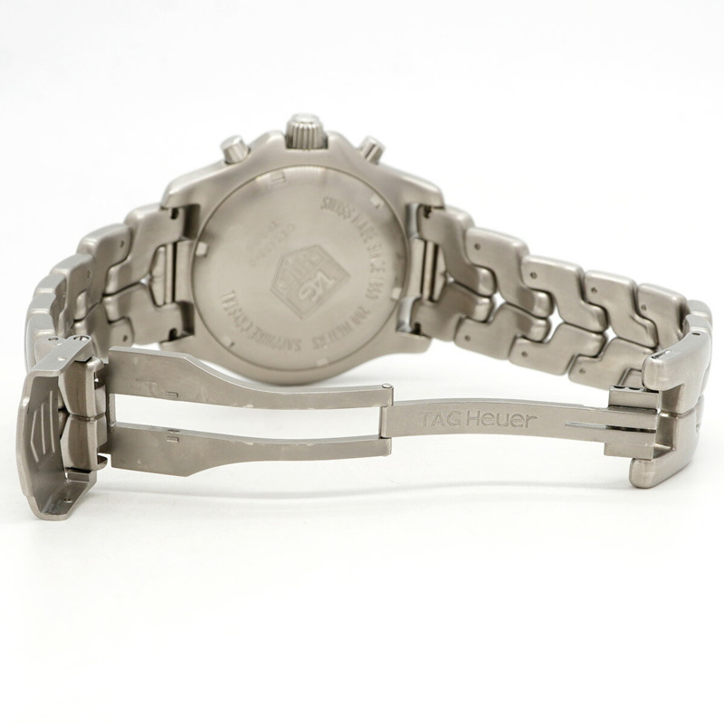 TAG Heuer Link CT1111 黑色錶盤男士腕錶-3