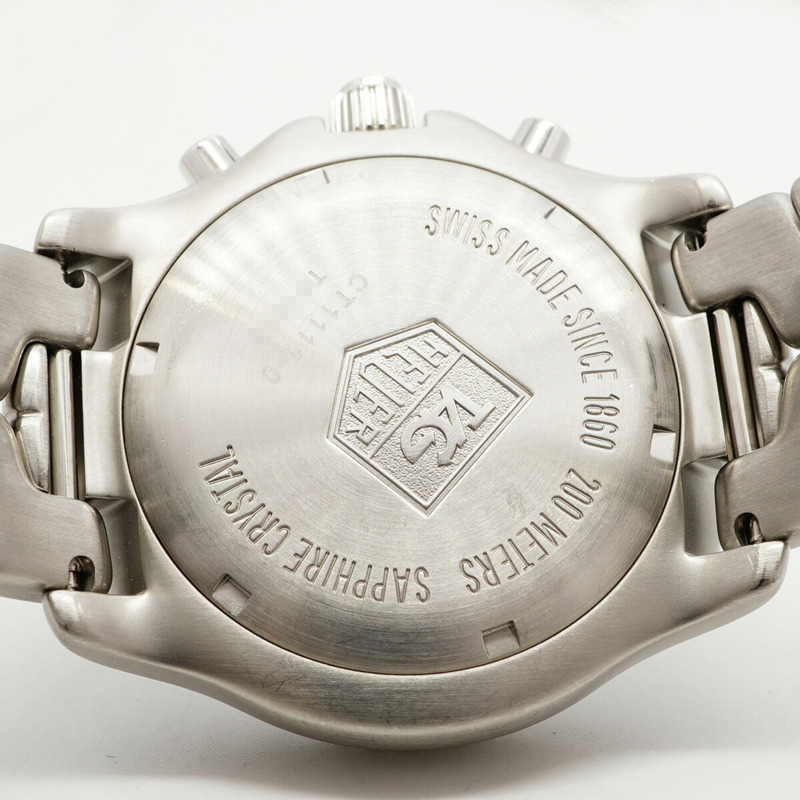 TAG Heuer Link CT1111 黑色錶盤男士腕錶-4
