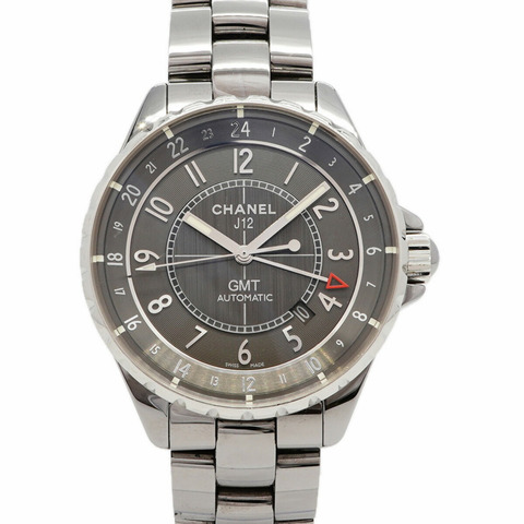 香奈兒 J12 Chromatic GMT H3099 灰色錶盤男士腕錶