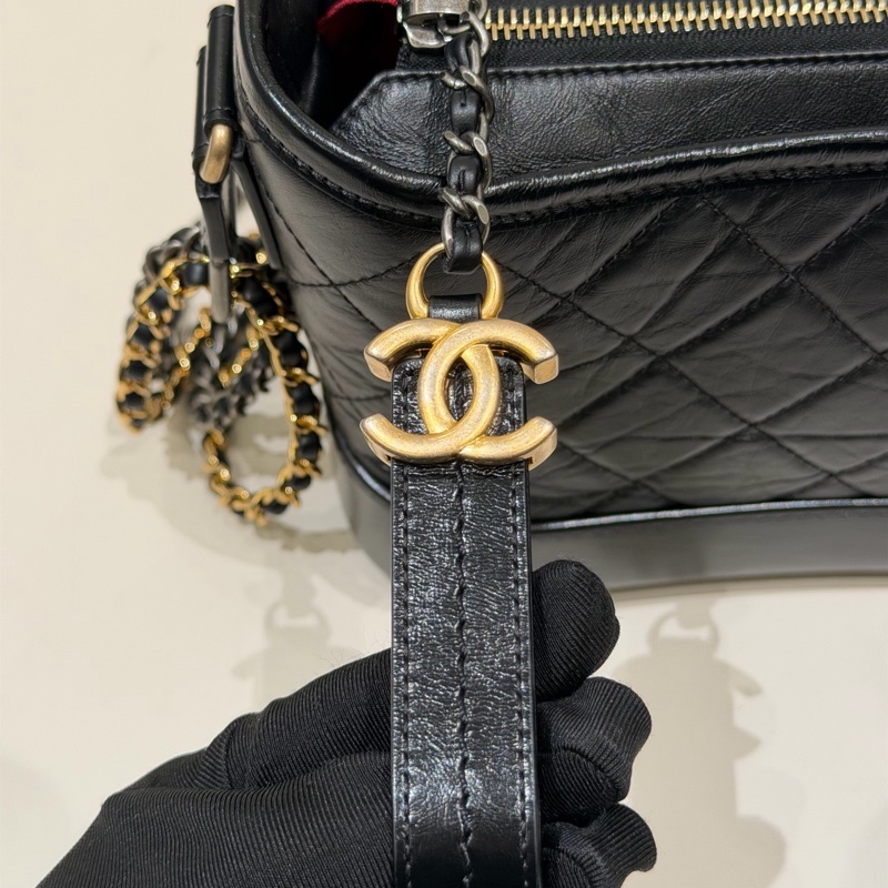Chanel 香奈兒 流浪小號 黑色 30開 配塵袋-8