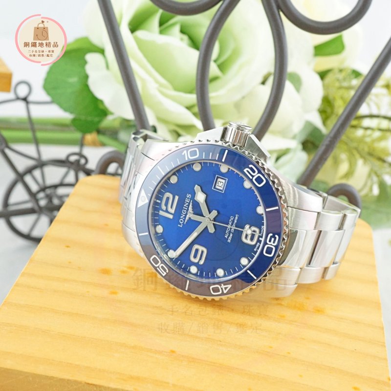 LONGINES 浪琴 深海征服者系列 機械錶 腕錶(藍/43mm)(2022年保卡，保固中)-2
