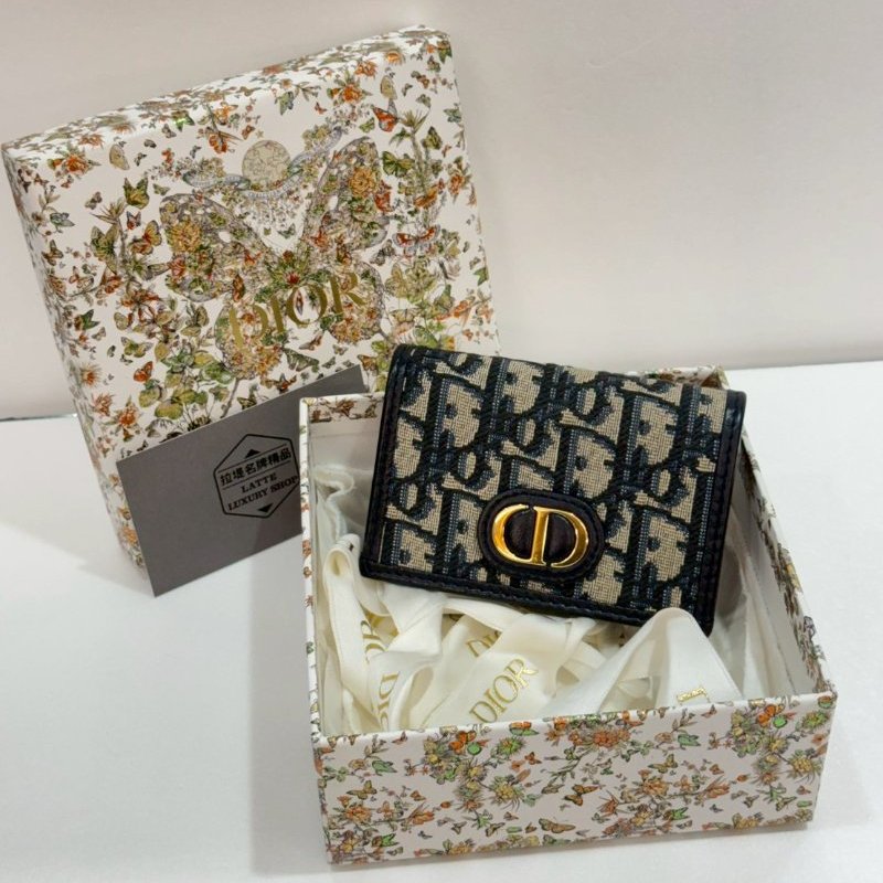 DIOR 短夾/零錢包/名片夾/卡包 9成新-0