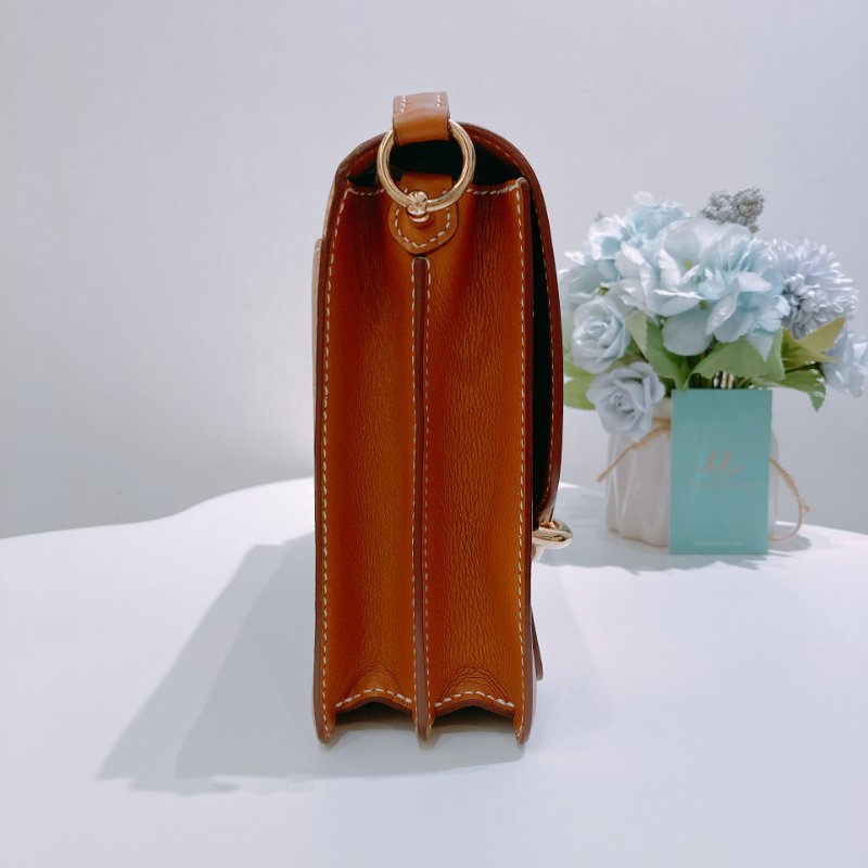 TW4855 Hermes 愛馬仕中號包包 Roulis 23 Evercolor Gold x GHW-4