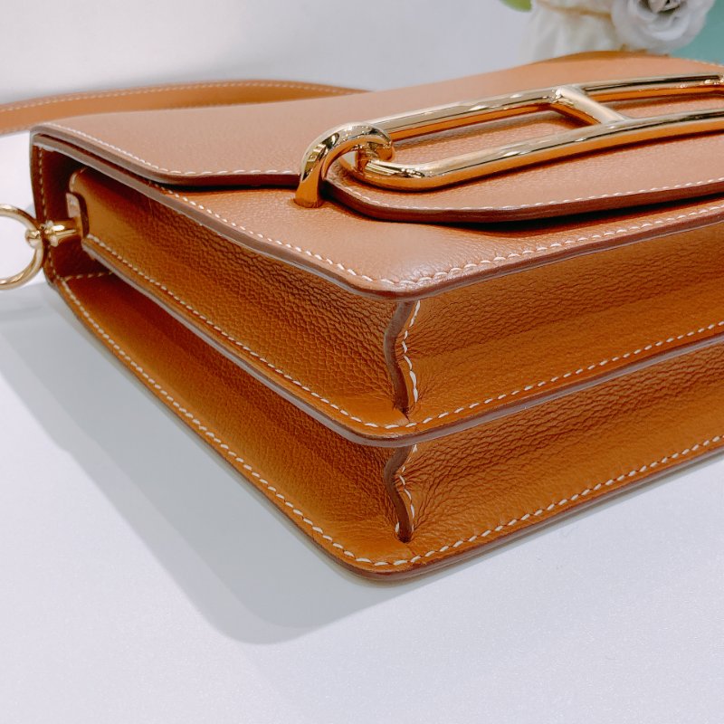 TW4855 Hermes 愛馬仕中號包包 Roulis 23 Evercolor Gold x GHW-6