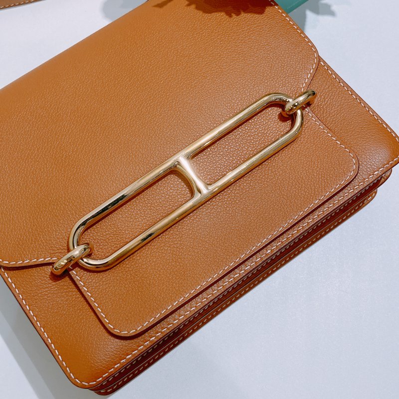 TW4855 Hermes 愛馬仕中號包包 Roulis 23 Evercolor Gold x GHW-8