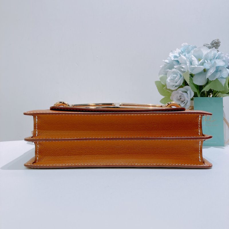TW4855 Hermes 愛馬仕中號包包 Roulis 23 Evercolor Gold x GHW-15
