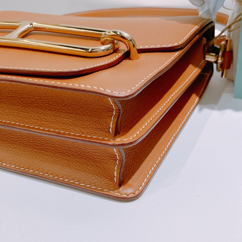 TW4855 Hermes 愛馬仕中號包包 Roulis 23 Evercolor Gold x GHW-17