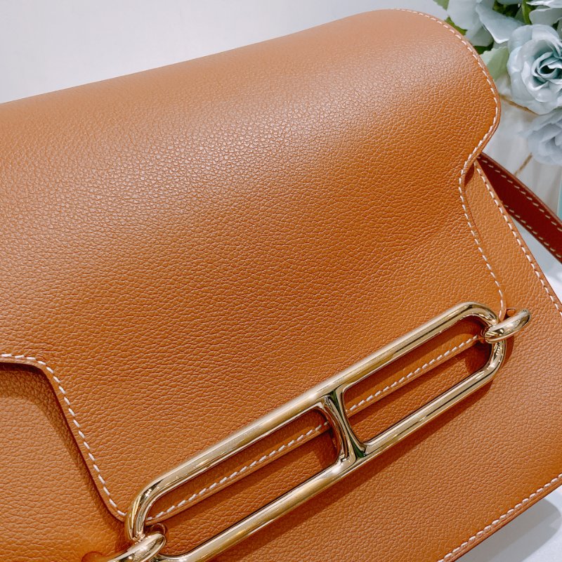 TW4855 Hermes 愛馬仕中號包包 Roulis 23 Evercolor Gold x GHW-22