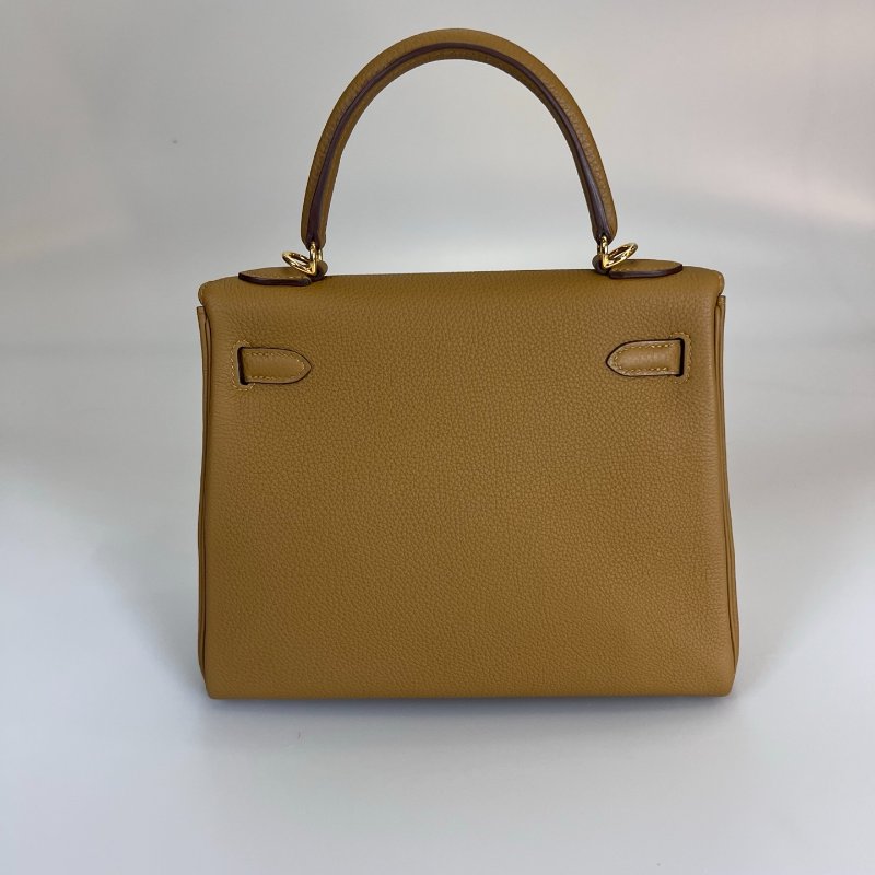 HERMES Y刻 U8古銅色 內縫TOGO皮KELLY25 凱莉包-1