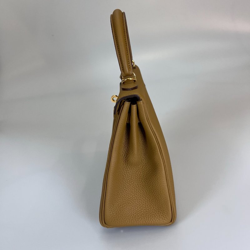 HERMES Y刻 U8古銅色 內縫TOGO皮KELLY25 凱莉包-3