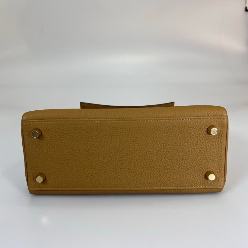 HERMES Y刻 U8古銅色 內縫TOGO皮KELLY25 凱莉包-4
