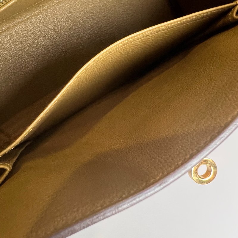 HERMES Y刻 U8古銅色 內縫TOGO皮KELLY25 凱莉包-8