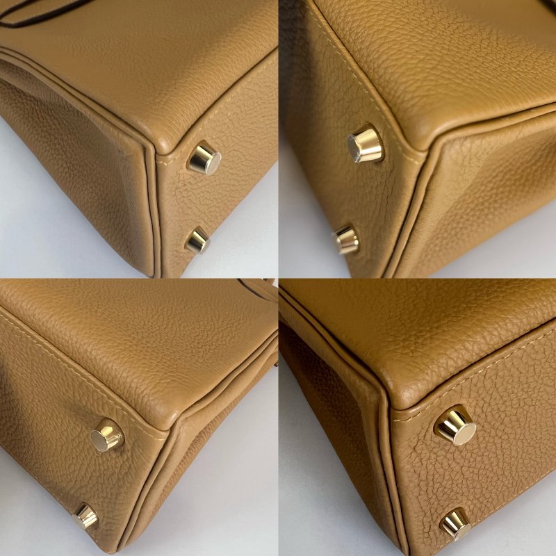 HERMES Y刻 U8古銅色 內縫TOGO皮KELLY25 凱莉包-13