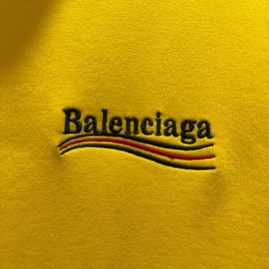 💎Han's house精品服飾💎Balenciaga 巴黎世家 可樂 刺繡  帽T 寬版 現貨 XS/S 原價36900-4