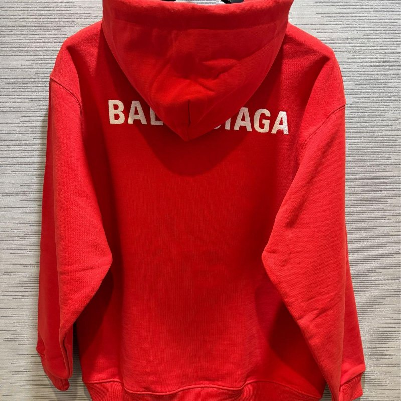 💎Han's house精品服飾💎Balenciaga 巴黎世家 刺繡 LOGO 帽T 寬版 男女共穿 葡萄牙製 現貨 XXS 原價29800-0
