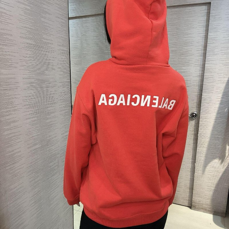 💎Han's house精品服飾💎Balenciaga 巴黎世家 刺繡 LOGO 帽T 寬版 男女共穿 葡萄牙製 現貨 XXS 原價29800-5