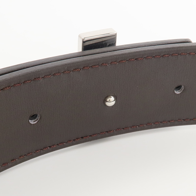 HERMES Box Calf皮革Belt皮帶Noir-4
