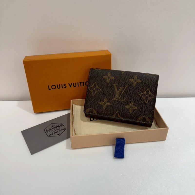 LV 卡夾/名片夾 93成新-0