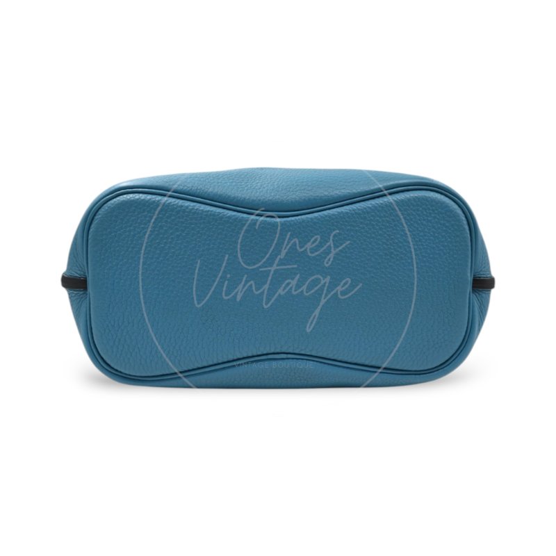中古 愛馬仕 Hermès So Kelly 26 Bleu Jean 牛仔藍 Togo 皮革 印記 Square P 肩背包-7